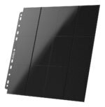 Karty Ultimate Guard 24-pocket QuadRow w kolorze czarnym (10 sztuk)