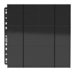Karty Ultimate Guard 24-pocket QuadRow w kolorze czarnym (10 sztuk)