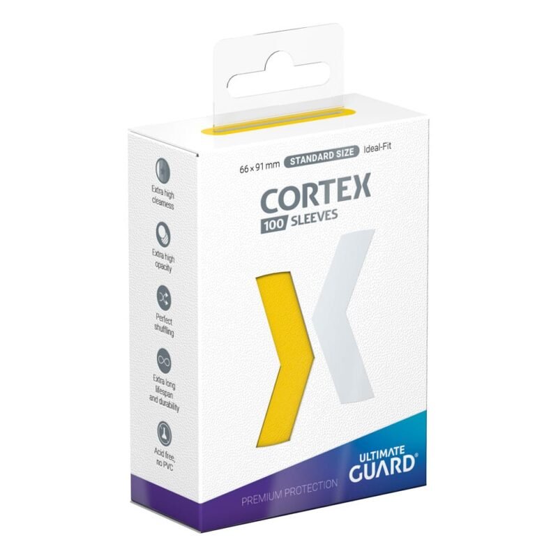 Koszulki Ultimate Guard Cortex Standard Size (100) - Yellow