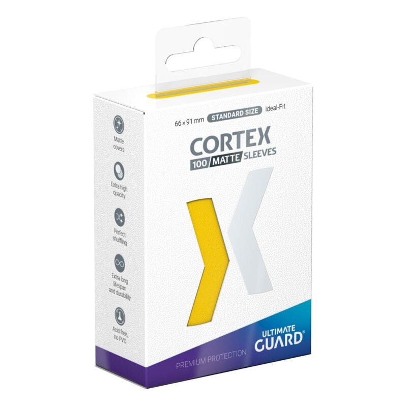 Koszulki Ultimate Guard Cortex Matte Standard Size (100) - Yellow
