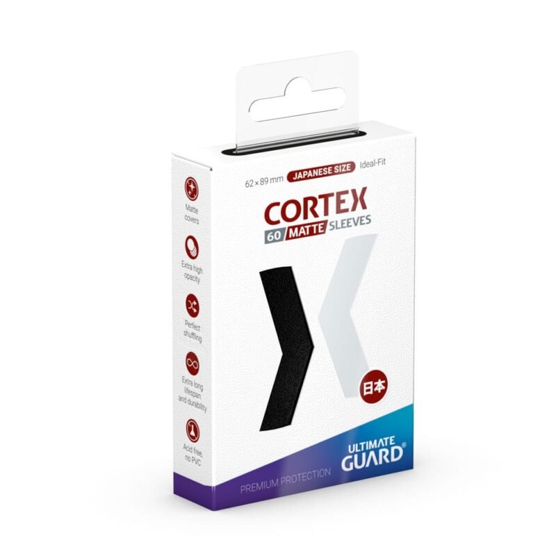 Koszulki Ultimate Guard Cortex Matte Japanese Size (60) - Black