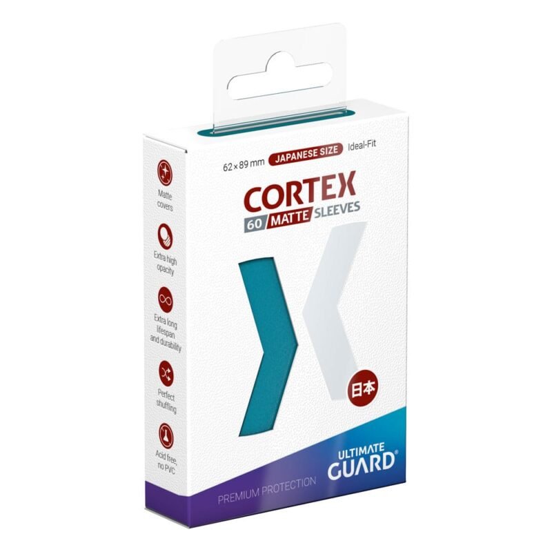 Koszulki Ultimate Guard Cortex Matte Japanese Size (60) - Petrol