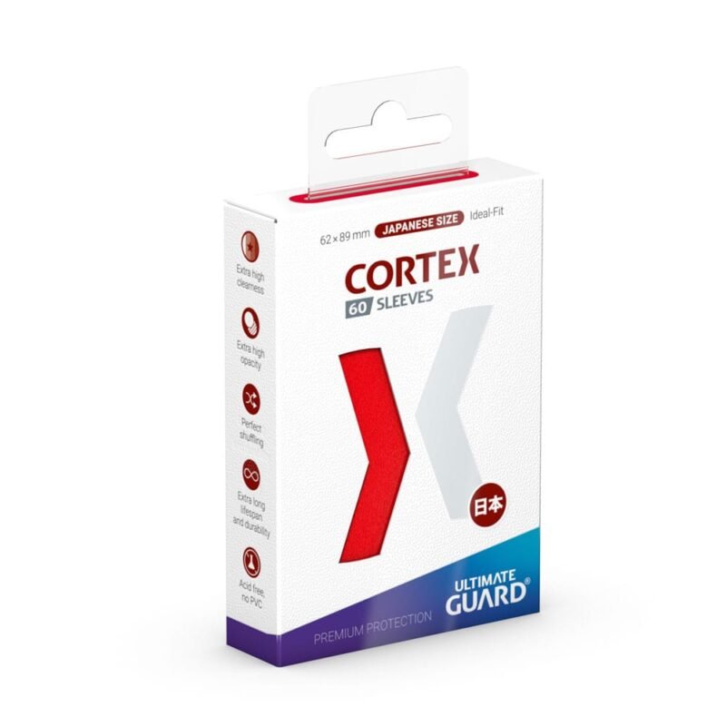 Koszulki Ultimate Guard Cortex Japanese Size (60) - Red