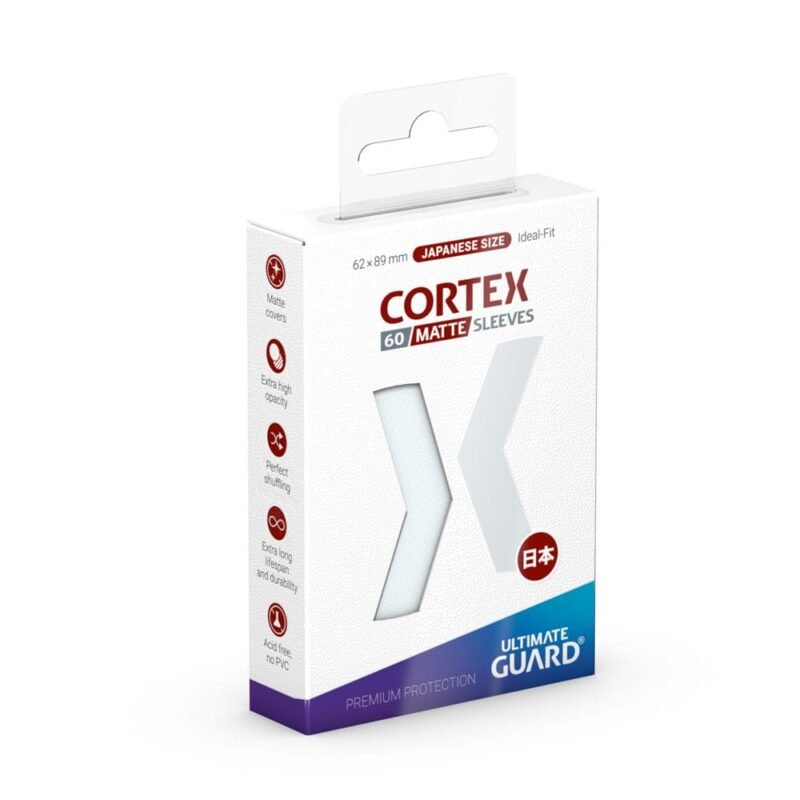 Koszulki Ultimate Guard Cortex Matte Japanese Size (60) - Transparent