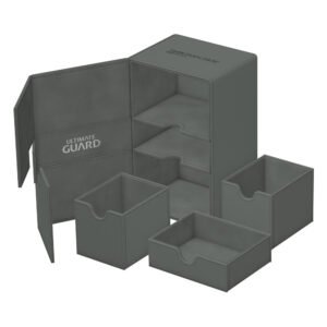 Organizer Pudełko na Karty Ultimate Guard Twin Flip'n'Tray 160+ Xenoskin - Grey