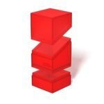 Pudełko na karty Ultimate Guard Boulder'n'Tray 100+ - Ruby