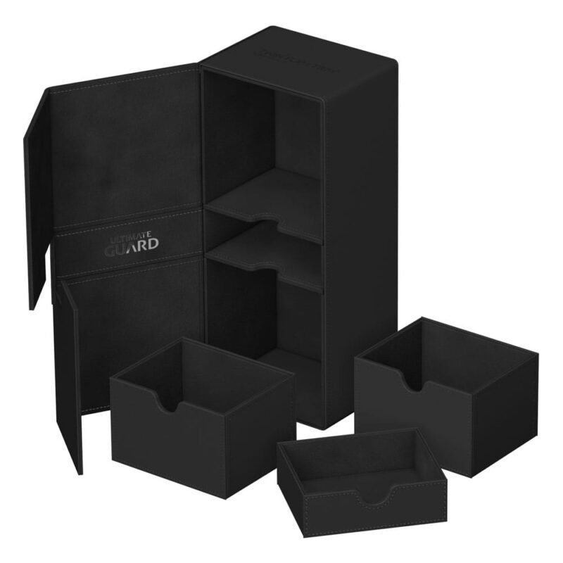 Pojemnik Akcesorium Ultimate Guard Twin Flip'n'Tray 266+ Xenoskin - Black