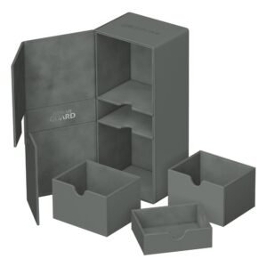 Etui Ultimate Guard Twin Flip'n'Tray 266+ Xenoskin - Grey