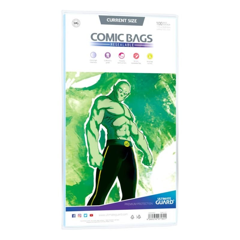 Koszulki Resealable Ultimate Guard do komiksów (100)