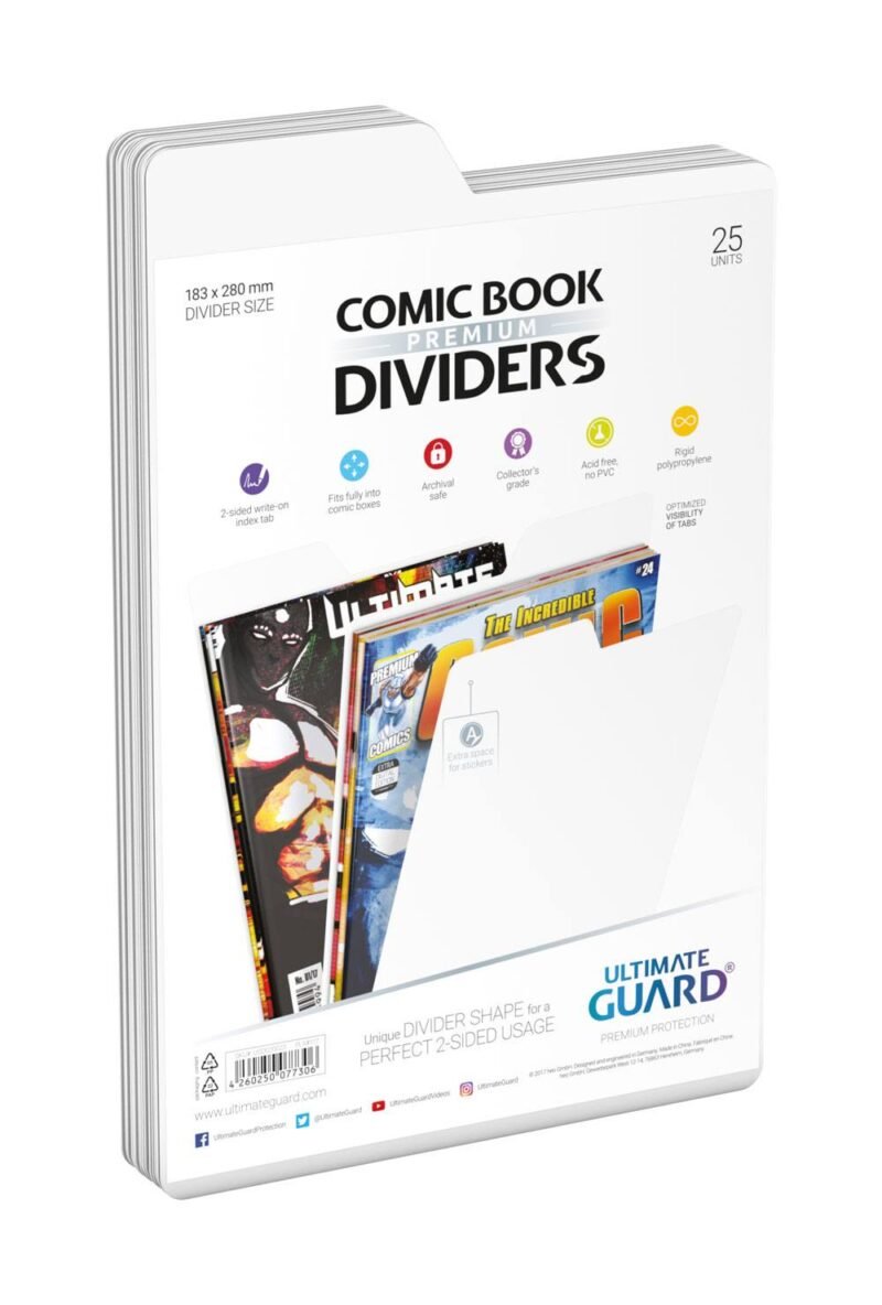 Przekładki do komiksów Ultimate Guard Comic Book Dividers 25 sztuk