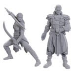 x_wiz96368 D&D Nolzur's Marvelous Miniatures Unpainted Miniature Jaheira & Halsin