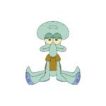 SpongeBob SquarePants Maskotka Pluszak Squidward 22 cm