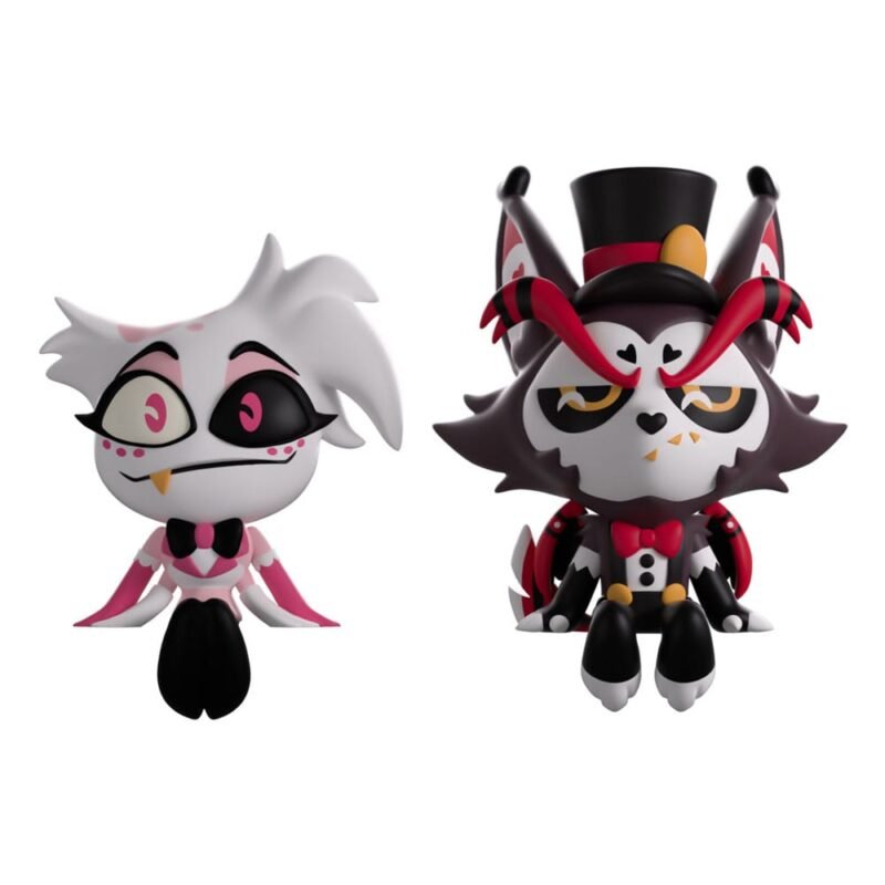 Hazbin Hotel Vinyl Figurka Angel Dust & Husk Monitor Buddiez