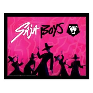 Plakat w ramie KPop Demon Hunters Saja Boys Idol
