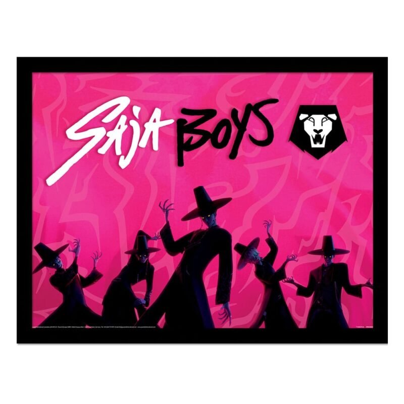 Plakat w ramie KPop Demon Hunters Saja Boys Idol