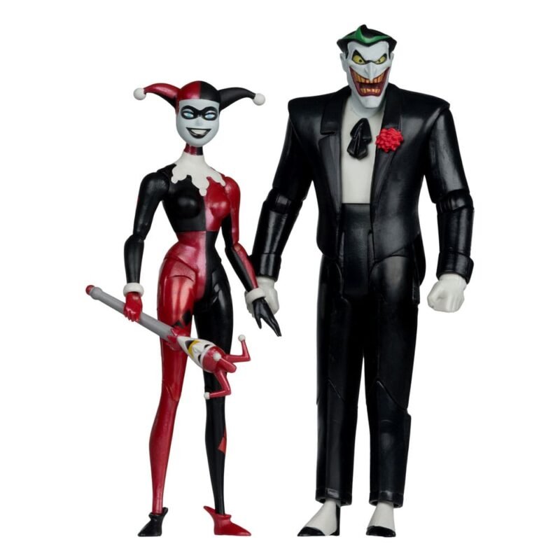 Figurka DC Direct: Harley Quinn i Joker (Mad Love) (Gold Label) 18 cm