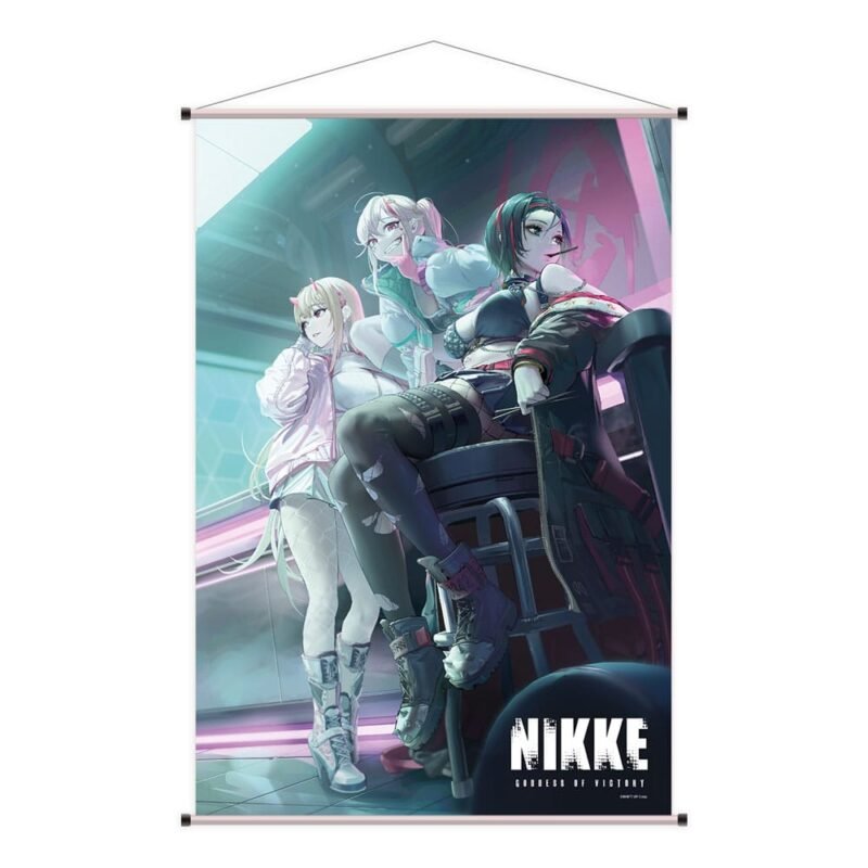 Wallscroll Nikke: Bogini Zwycięstwa Viper, Jackal & Crow 60 x 90 cm
