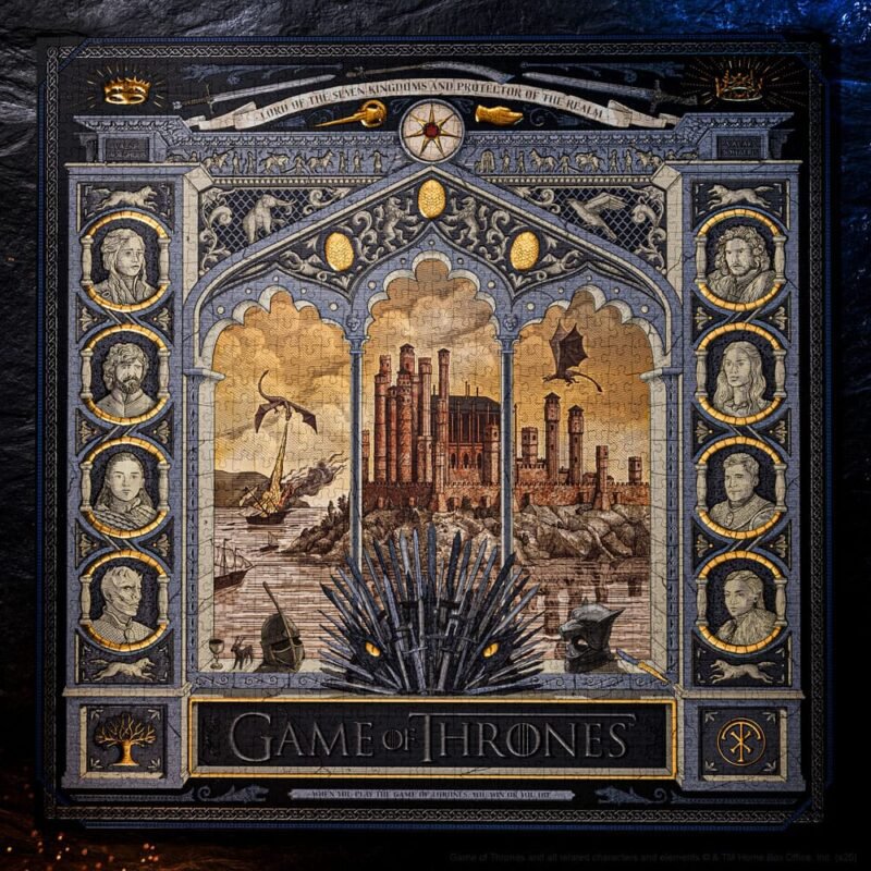 Puzzle wielowymiarowe Game of Thrones (1000 elementów)