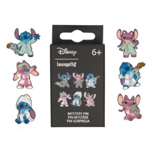 Zestaw emaliowych pinów Disney by Loungefly Blind Box Stitch i Angel (12)