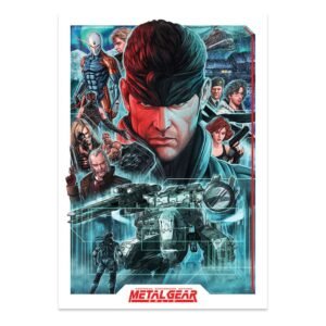 Plakat Metal Gear Solid Limited Edition 42 x 30 cm