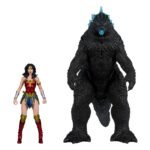 Figurka Wonder Woman i Atomic Blast Godzilla 18 cm