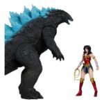 Figurka Wonder Woman i Atomic Blast Godzilla 18 cm