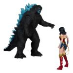 Figurka Wonder Woman i Atomic Blast Godzilla 18 cm