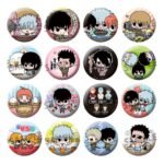Pin emaliowy Gintama Sceny słynne Edycja 5 cm Asortyment (16)