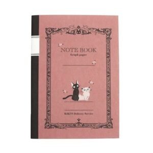 Kiki´s Delivery Service Retro Notebook Jiji Red