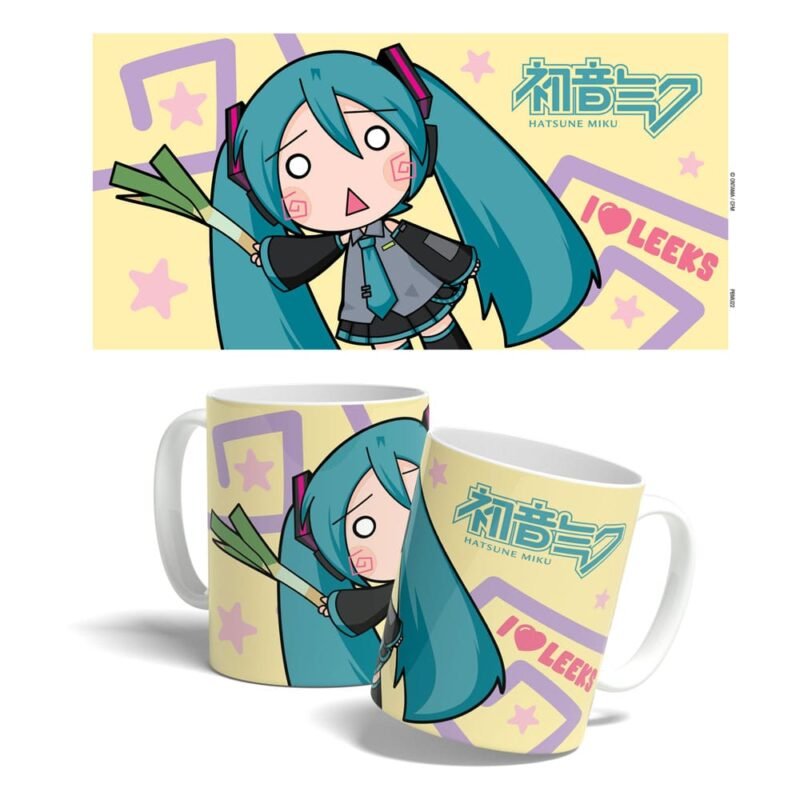 Kubek Hatsune Miku Chibi Leek Girl 325 ml