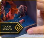 Model Barad-Dûr 23 cm z serii The Lord of the Rings Tiny Adventures Book Nook Mini Diorama