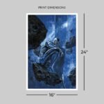 Marvel Art Print Silver Surfer: Ghost Light 61 x 41 cm - unframed