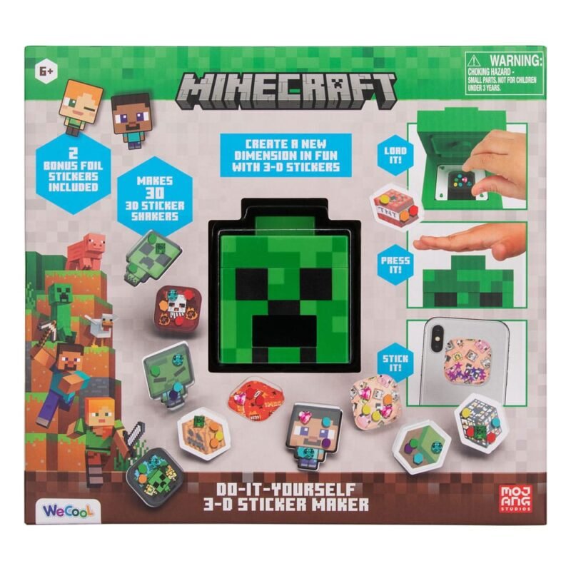 Naklejki 3D Minecraft