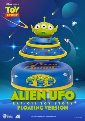 Model UFO z Alienem 6 cm Egg Attack Toy Story