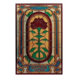 Plaque resin Creel House z witrażem ze Stranger Things