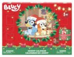 Figurki z kalendarza adwentowego Bluey