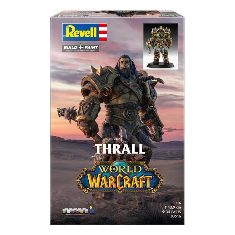 Model do złożenia Revell World of Warcraft Orc Thrall 13 cm