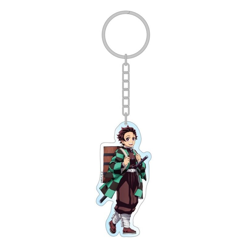 Brelok akrylowy Tanjiro Holograficzny 8 cm Demon Slayer