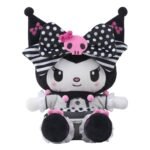 Sanrio Pink Black Party Series Plush Figure Kuromi 17 cm