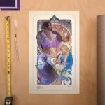 Critical Role Art Print Matthew Mercer: 10th Anniversary Art Nouveau Illustrations 46 x 28 cm - unframed