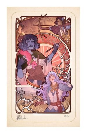 Plakat Sideshow Collectibles Critical Role 10th Anniversary Laura Bailey 46 x 28 cm