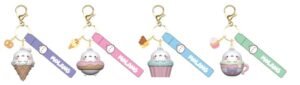 Molang Snack Time Series Keychain with Hand Strap Display (12)