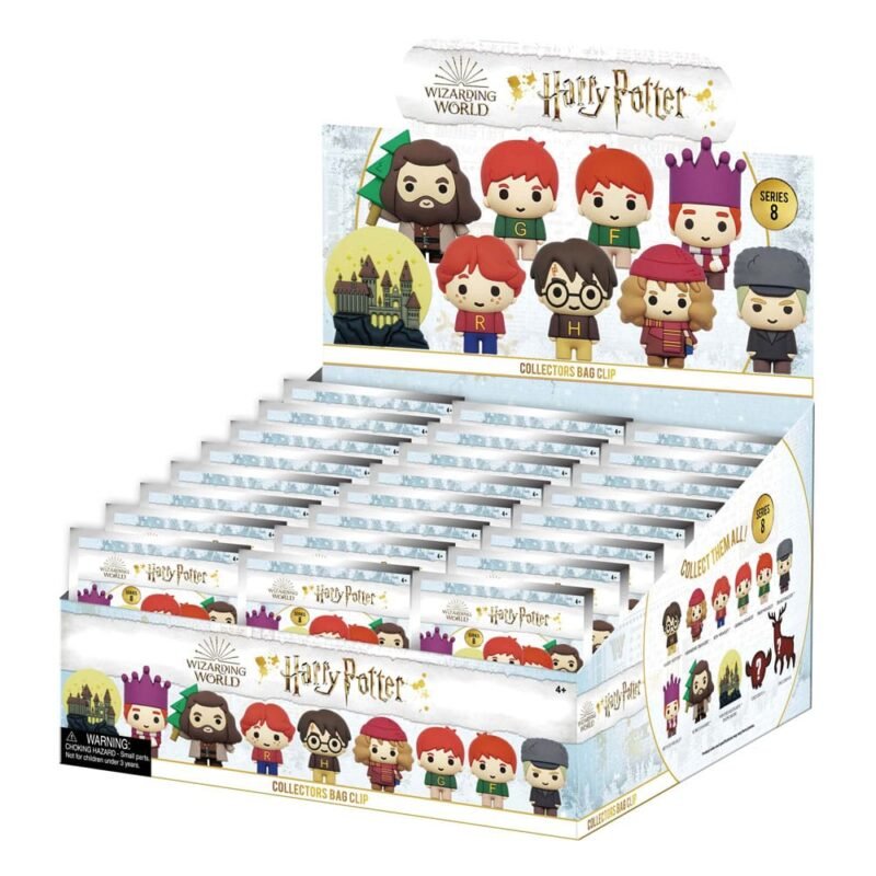 Figurka Harry Potter 3D PVC Bag Clips Display (24)