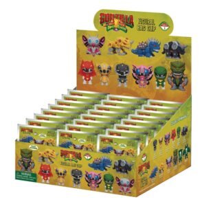 Klipy PVC 3D Godzilla vs. Power Rangers Display (24 szt.)