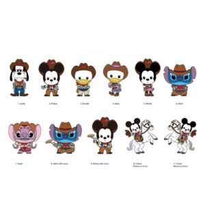 Zestaw 3D Foam Bag Clips Disney Classic Western Display 24 szt.
