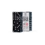 Zestaw kości D6 czarnych Q Workshop (20 sztuk)