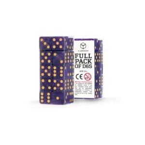Zestaw kości D6 Shimmering Purple (20)
