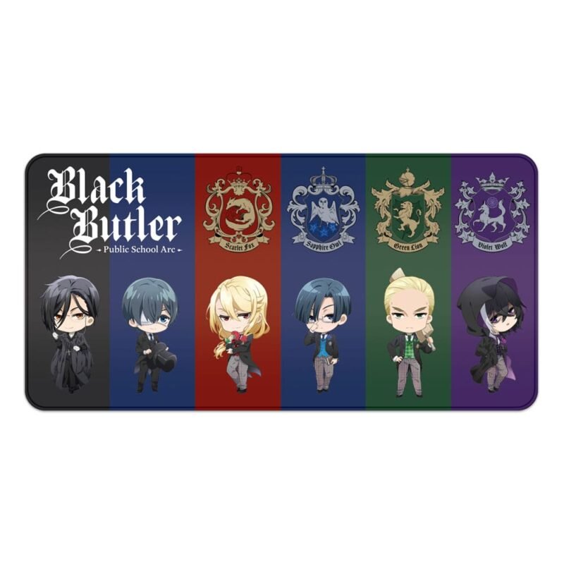 Podkładka Sakami Merchandise Black Butler XXL Chibi & Emblem 80 x 40 cm