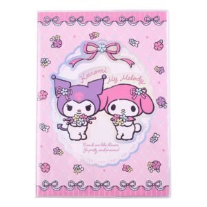 Notes Sanrio Kuromi & My Melody Kwiatowy Holograficzny