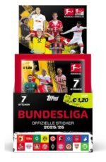 Zestaw naklejek Bundesliga 2025/26 Booster Display (50)